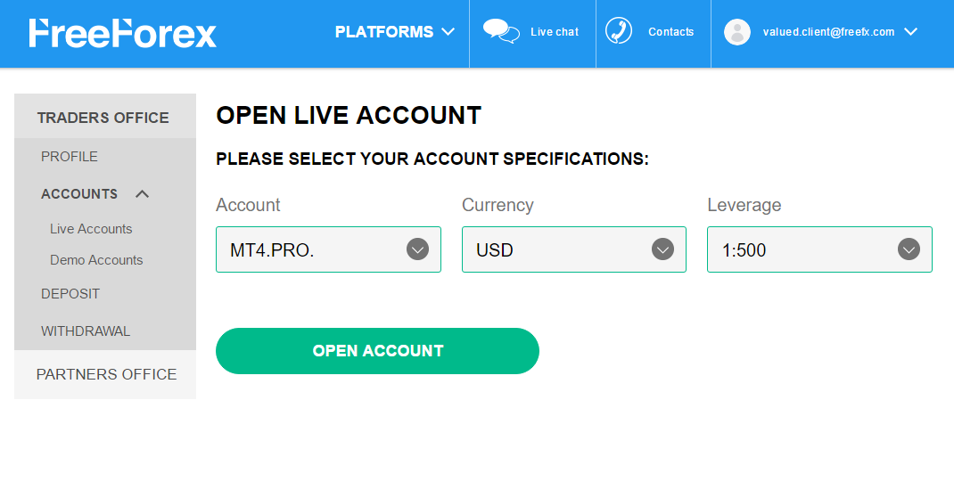 New Accounts